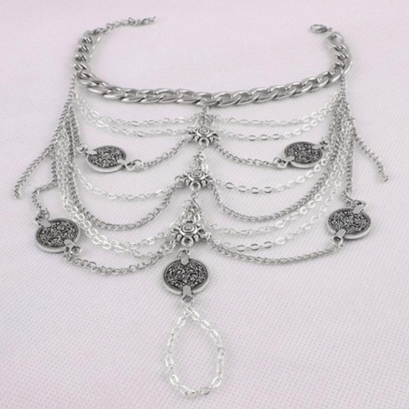 Bohemia Toe Anklet, Coin Anklet, Gold/Silver Toe Anklet, SINGLE NOT A SET - Picture 10 of 10